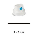 Molotow 1-3 cm Beyaz Mavi Sprey Boya Başlığı