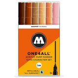 Molotow 127HS One4All 2 mm 6'lı N:200232 Akrilik Marker