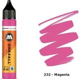 Molotow One4All 30 ml Magenta 232 Akrilik Refill