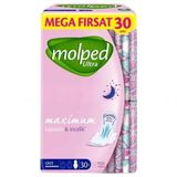 Molped Anatomik Hijyenik Ped Mega Fırsat Paketi Gece 30'lu