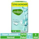 Molped Extra Hijyen Antibakteriyel 24x3 Adet Normal Ped