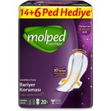 Molped Gece Ekstra Hijyenik Ped 20 Adet