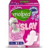 Molped Gece Kullanım Süper Eko Slay Ped 16'lı Sızıntı Önleyici Teknoloji ile Gün Boyu Konfor