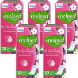 Molped Günlük Ped 5'li 20+20+20+20+20 Günlük Ped 5'LI(100 Adet)