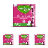 Molped Her Gün Ferahlık Günlük Ped Light Normal Tekli 20 Adet 4lü paket