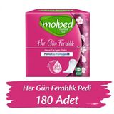 Molped İnce Günlük Ped Parfümsüz (180 Adet)