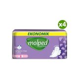 Molped Kalın Hijyenik Ped Uzun Ekonomik 16'lı x 4 Paket