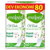 Molped Pure & Soft Dev Ekonomi İnce Günlük Ped Paketi 80'li