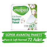 Molped Pure Soft Ekonomik Hijyenik Ped Normal 24 lü x 3 Adet