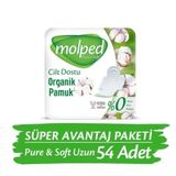 Molped Pure Soft Ekonomik Hijyenik Ped Uzun 18 li x 3 Adet