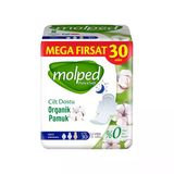 Molped Pure & Soft Gece 30'lu Hijyenik Ped, %100 Yumuşaklık ve Güven