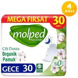 Molped Pure Soft Gece 4x30 Adet Hijyenik Ped