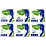 Molped Pure Soft Gece 6x6 Adet Ped