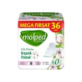 Molped Pure & Soft Gece Hijyenik Ped 36'lı Uzun, Yumuşak ve Nefes Alabilir