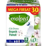 Molped Pure Soft Gece Ultra 30 Lu Mega Fırsat Cilt Dostu Hipoalerjenik Hijyenik Ped