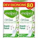 Molped Pure & Soft Günlük Ped 80'li (6'li Paket)