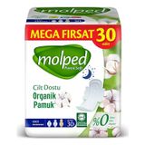 Molped Pure & Soft Mega Paket Gece Hijyenik Ped 30'lu