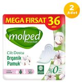 Molped Pure Soft Uzun 2x36 Adet Hijyenik Ped