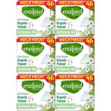 Molped Pure&Soft 276 Adet (6pk*46) Mega Pk Hijyenik Ped Normal Cilt Dostu ve Vegan Sertifikalı