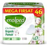 Molped Pure&Soft 46'lı Normal Hijyenik Ped Mega Fırsat Ultra İnce Rahatlık ve Cilt Dostu
