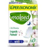 Molped Pure&Soft Gece Süper Ekonomik 16'Lı (6'Li Paket)
