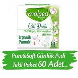 Molped Pure&Soft Günlük 60 Adet Ped