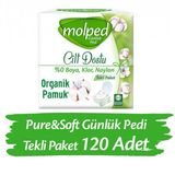 Molped Pure&Soft Günlük Swli 120 Adet Pedi