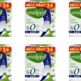 Molped Pure&Soft Hijyenik Ped Gece Süper Mega Paket 204 Adet