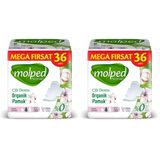 Molped Pure&Soft Ultra Hijyenik Ped Uzun Mega Fırsat 36 Adet (2 paketi)