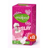 Molped Slay Günlük Ped 8 Paket 30 Adet Ped