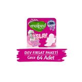 Molped Slay Ped Gece Dev Fırsat Paketi 64 Adet