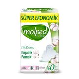Molped Soft Care 4Lü Gece 20Li Hijyenik Ped, Süper Emici Ve Nefes Alan Yapı 8'Li Avantaj Paketi