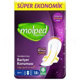 Molped Super Eko Hijyenik Ped Uzun 18'li