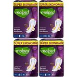 Molped Super Gece Hijyenik Ped 16'lı X4 Adet