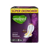 Molped Super Night Hijyenik Ped Ekonomik Paket Süper Gece 14'lü 6'li Avantaj Paketi - 6 Adet