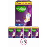 Molped Supernight 16x5 Adet Gece Hijyenik Ped