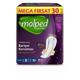 Molped Supernight 30'lu Gece Kullanım Pedleri, %50 Daha Geniş Arka Yüzey ile Konforlu Koruma