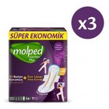 Molped SüperNight 3D Bariyerli Önü Uzun Süper Gece 14 lü x 3 Adet