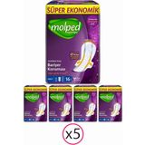 Molped SuperNight Gece Hijyenik Ped 16'lı 35 cm – Sızıntı Önleyici Bariyerli, Ekstra Korumalı Ultra İnce Rahat Tasarım