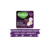 Molped Supernight Hijyenik Ped Karma Mega Fırsat Paketi 90 Adet