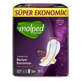 Molped Supernight Süper Gece 14'lü Hijyenik Ped