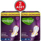 Molped Supernight Yoğun Günler & Gece (Gece) 16'lı 2 Adet Molped Super 16