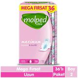 Molped Ultra Anatomik Mega Fırsat Uzun 36 Adet Ped