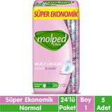 Molped Ultra Anatomik Normal 24x5 120 Adet Ped
