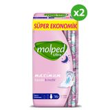 Molped Ultra Gece Süper Avantaj Paketi 32 Adet Hijyenik Ped