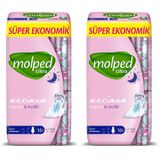Molped Ultra Hijyenik Ped Anatomik Gece Süper Ekonomik 16 Adet 2li paket