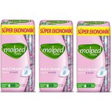 Molped Ultra Hijyenik Ped Anatomik Normal Süper 24 Adet 3lü Set Gün Boyu Rahatlık Sunar