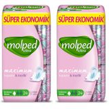 Molped Ultra Hijyenik Ped Anatomik Normal Süper Ekonomik 24 Adet 2li paket
