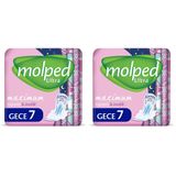 Molped Ultra Hijyenik Ped Gece 7 Adet (2 paketi)