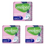 Molped Ultra Hijyenik Ped Gece 7 Adet 3lü paket